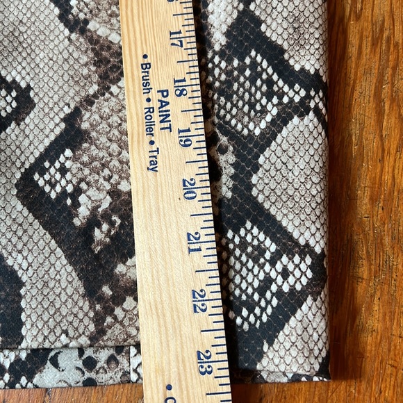 Altuzarra Brown Snake Print Skirt - Picture 7 of 7